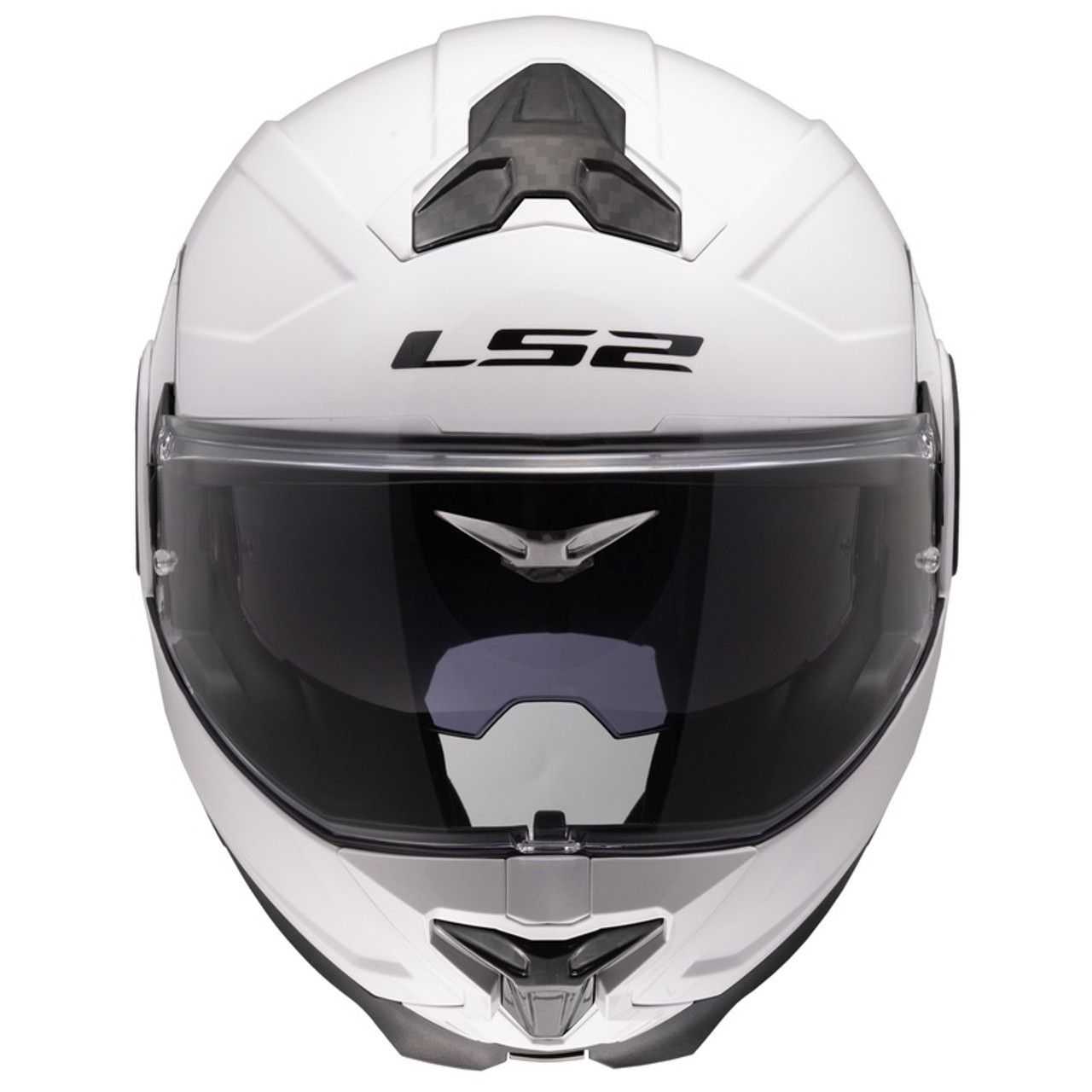 LS2 Advant II Modular Gloss White Helmet
