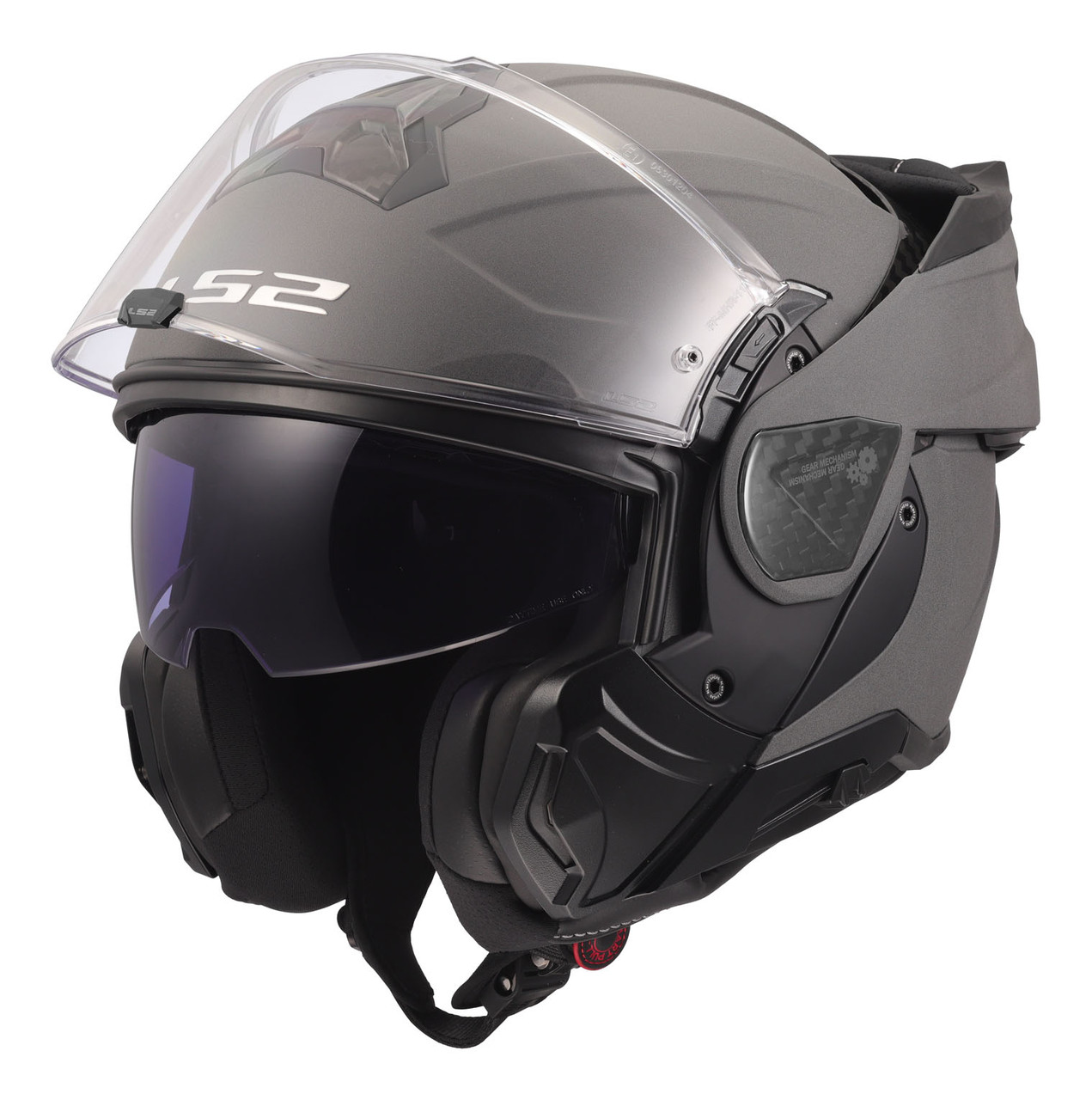 LS2 Advant II Modular Concrete Gray Helmet
