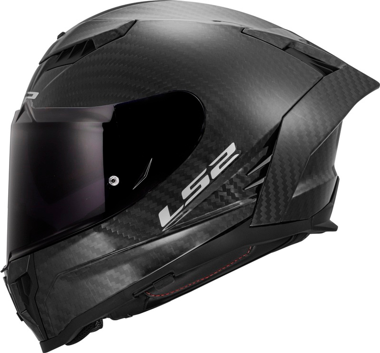 LS2 Dragon Carbon Gloss Black Helmet