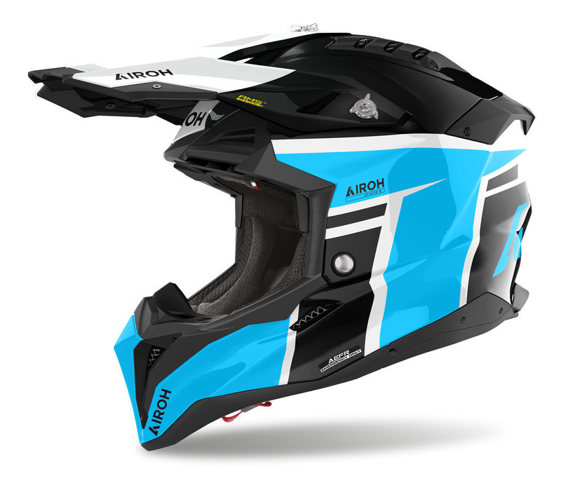 Airoh Aviator 3 Sabre Azure Gloss Helmet