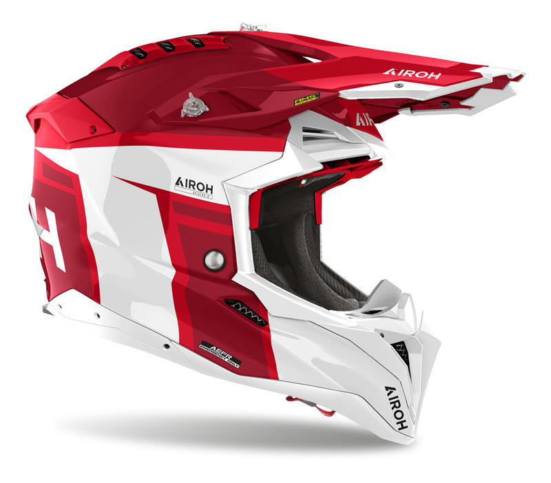 Airoh Aviator 3 Sabre Red Gloss Helmet