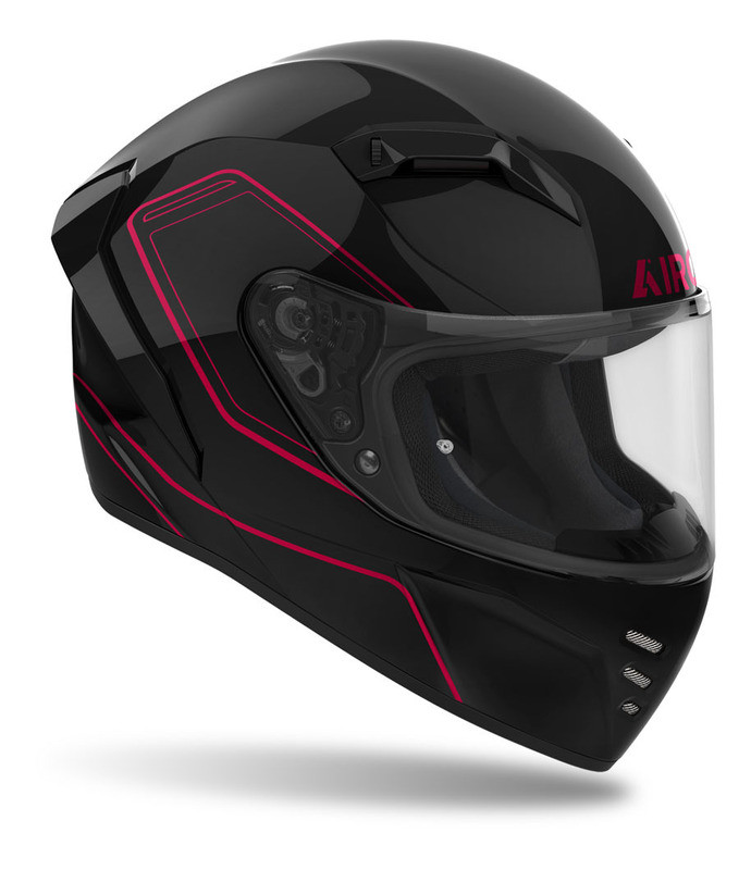 Airoh Connor Pinner Black Red Gloss Helmet