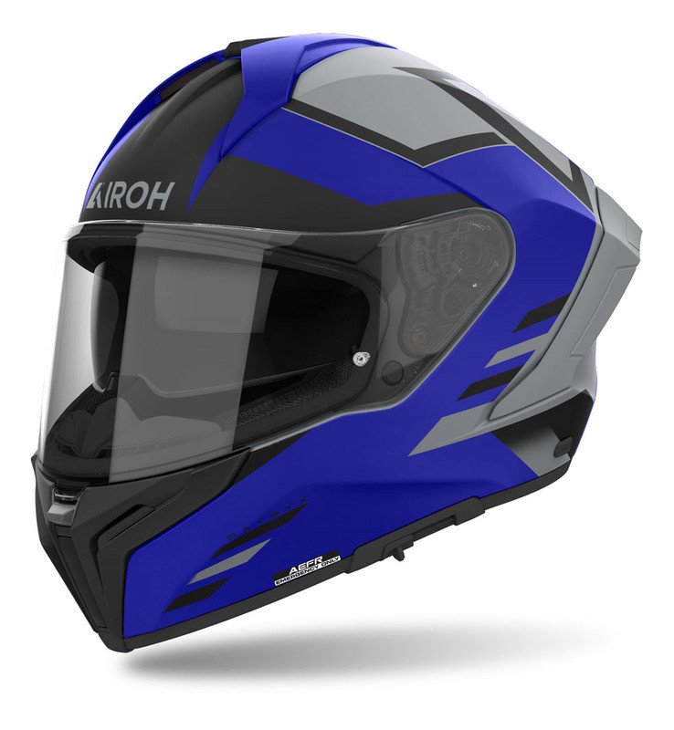 Airoh Matryx Thron Blue Gloss Helmet - Speed Addicts