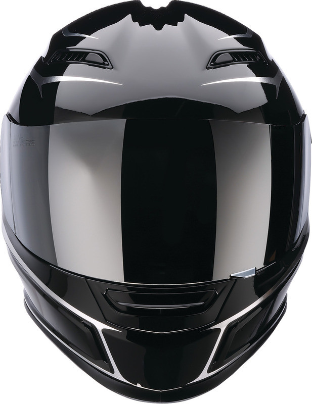 Z1R Jackal Foil Black Silver Helmet