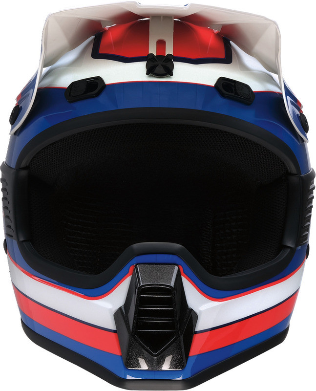 Z1R Child Dirt Maxx Vortex Red White Blue Helmet