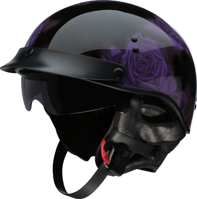 Z1R Vagrant NC Rose Black Purple Helmet
