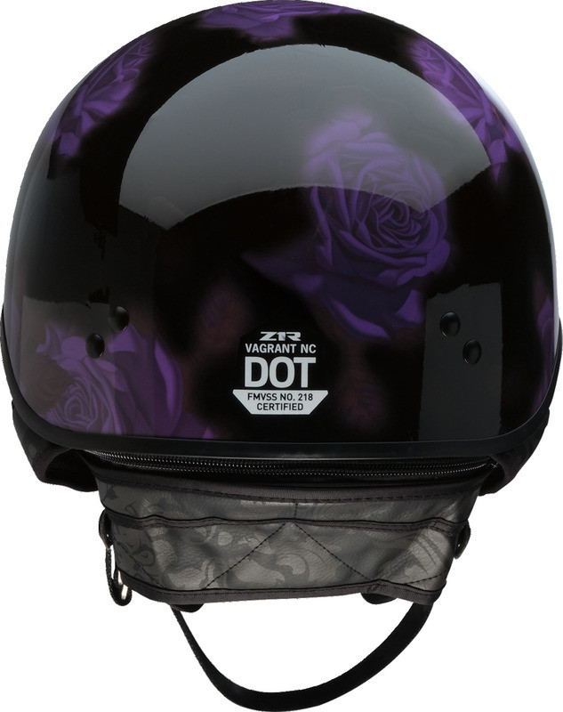 Z1R Vagrant NC Rose Black Purple Helmet