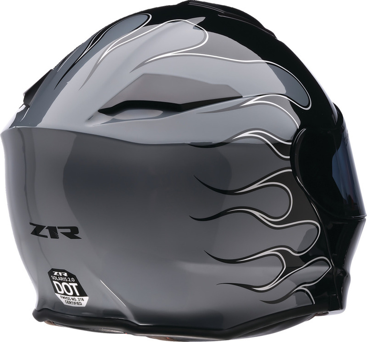 Z1R Solaris 2.0 Flame Black Gray Helmet