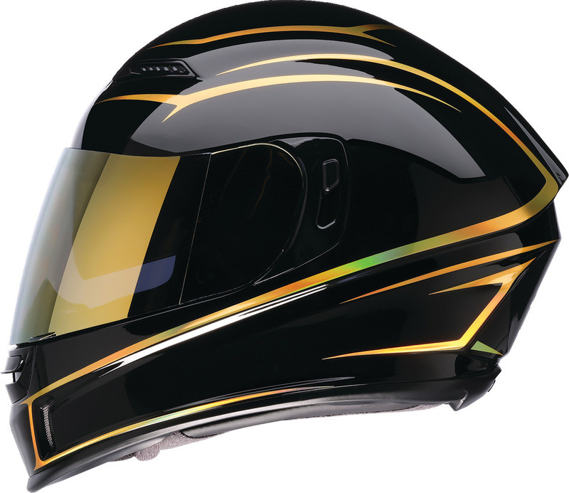 Z1R Jackal Foil Black Gold Helmet