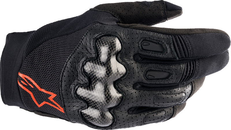Alpinestars Megawatt V2 Black Fluo Red Gloves