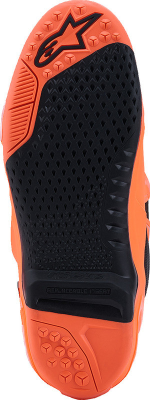 Alpinestars Tech 10 Supervented Fluorescent Orange Black White Boots