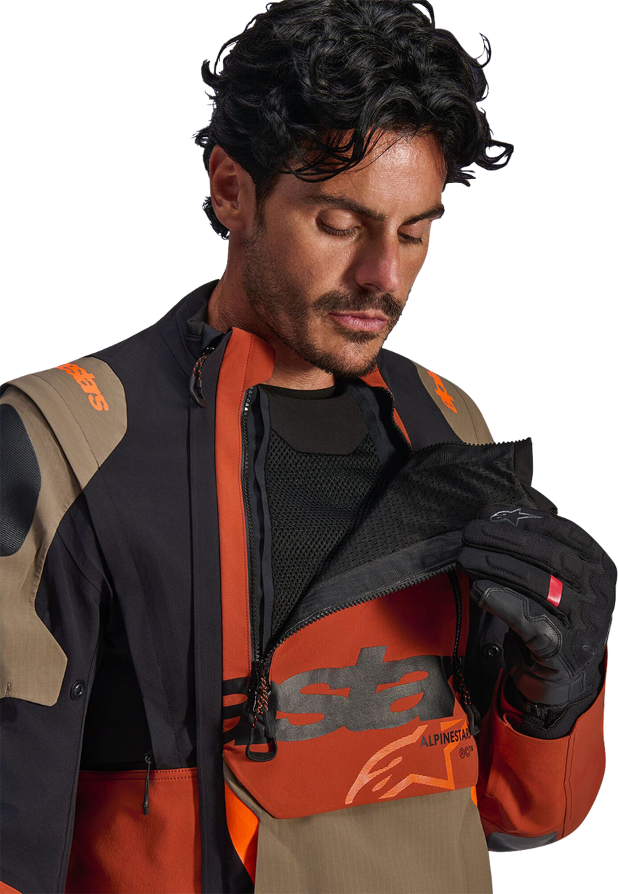 Alpinestars Halo Pro Drystar XF Laminated Walnut Rust Black Jacket