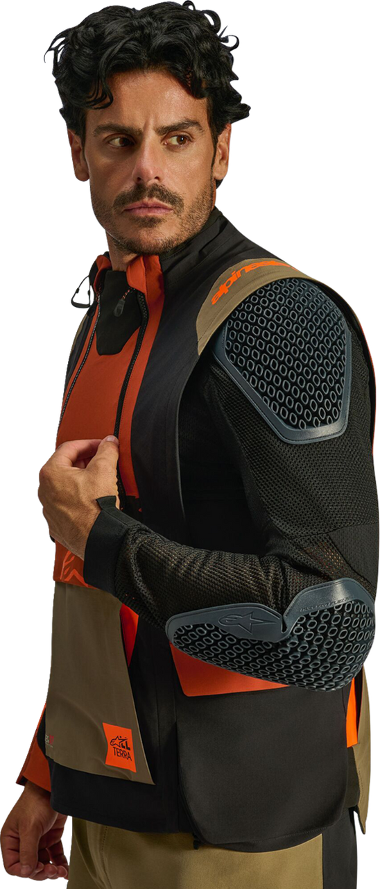 Alpinestars Halo Pro Drystar XF Laminated Walnut Rust Black Jacket