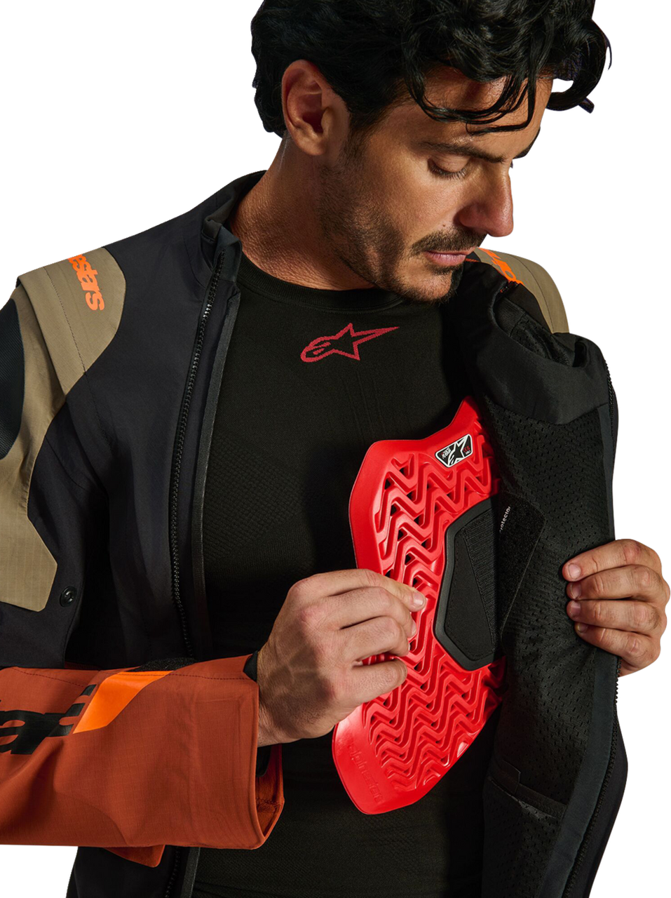 Alpinestars Halo Pro Drystar XF Laminated Walnut Rust Black Jacket