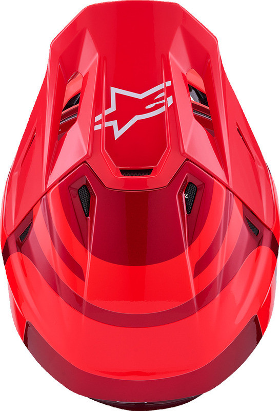 Alpinestars SM7 Core Gloss Red Helmet