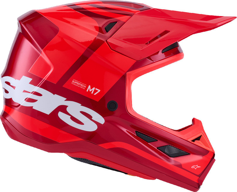 Alpinestars SM7 Core Gloss Red Helmet