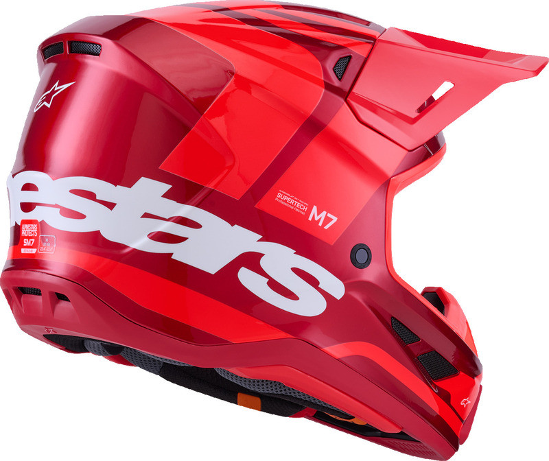 Alpinestars SM7 Core Gloss Red Helmet