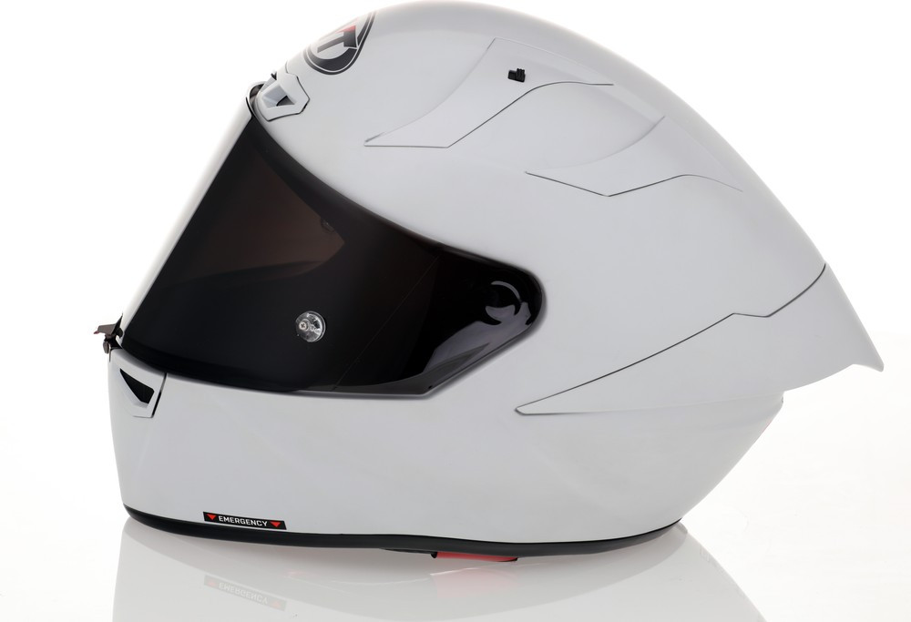 KYT KX-1 Race GP Crystal White Matte Helmet