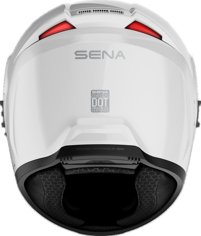 Sena Phantom White Bluetooth Helmet