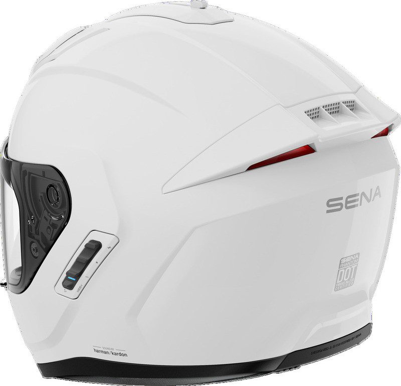 Sena Phantom ANC White Bluetooth Helmet - Speed Addicts