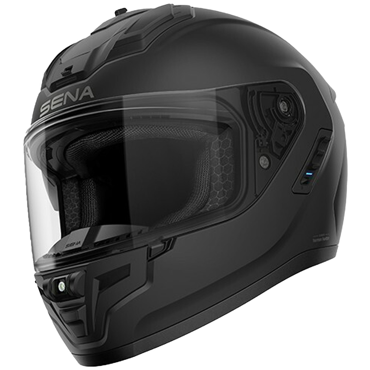 Sena Phantom Matte Black Bluetooth Helmet