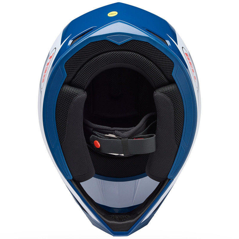 Bell MX-10 MIPS Blue White Talon Helmet