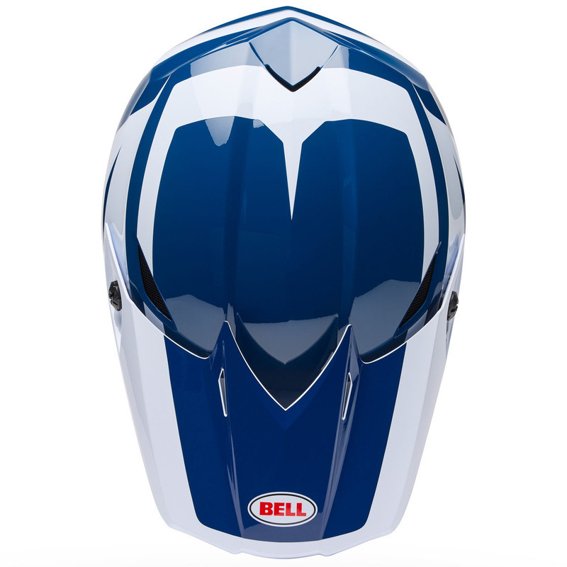 Bell MX-10 MIPS Youth Blue White Talon Helmet