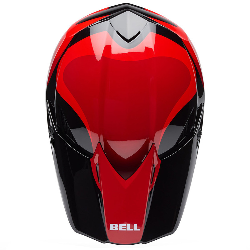 Bell MX-10 MIPS Red Black Wave Helmet