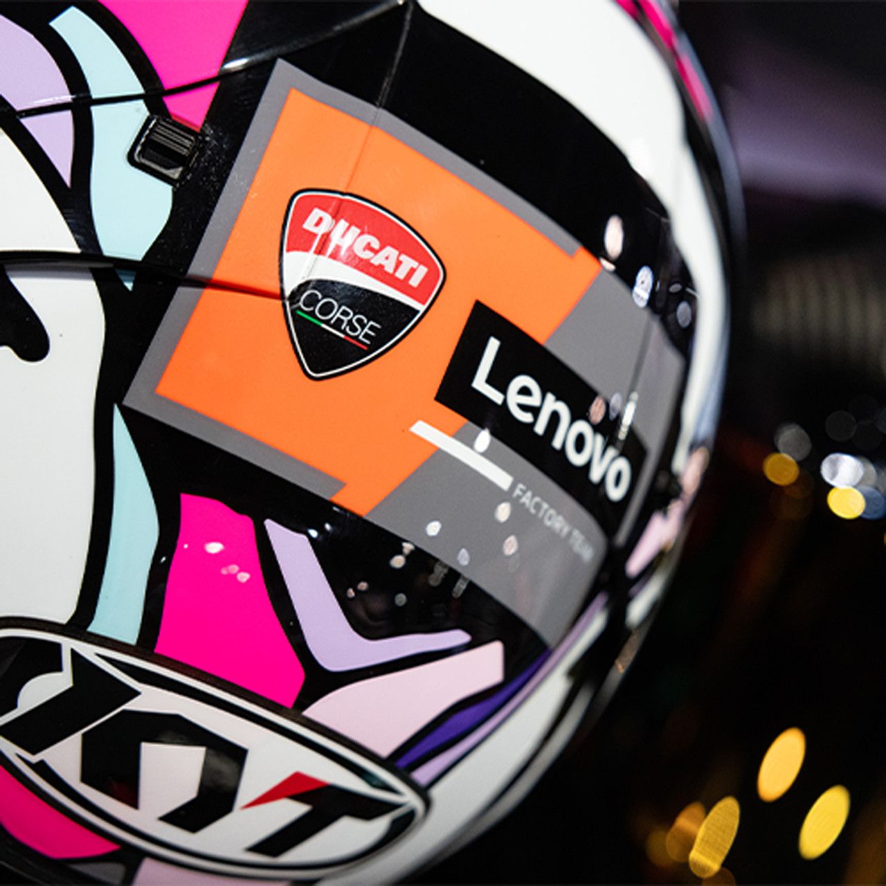 KYT KX-1 Race GP Bastianini Replica Helmet