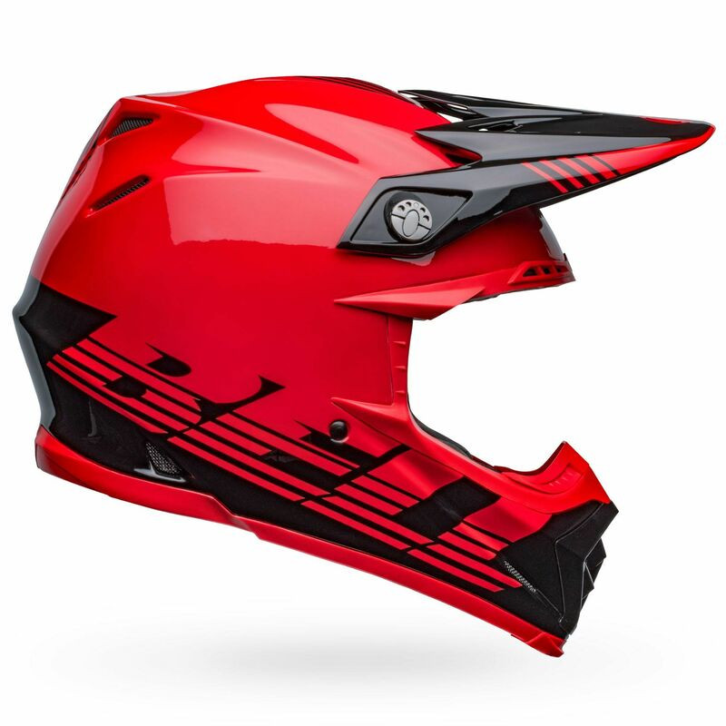 Bell Moto-9 MIPS Louver Black Red Helmet