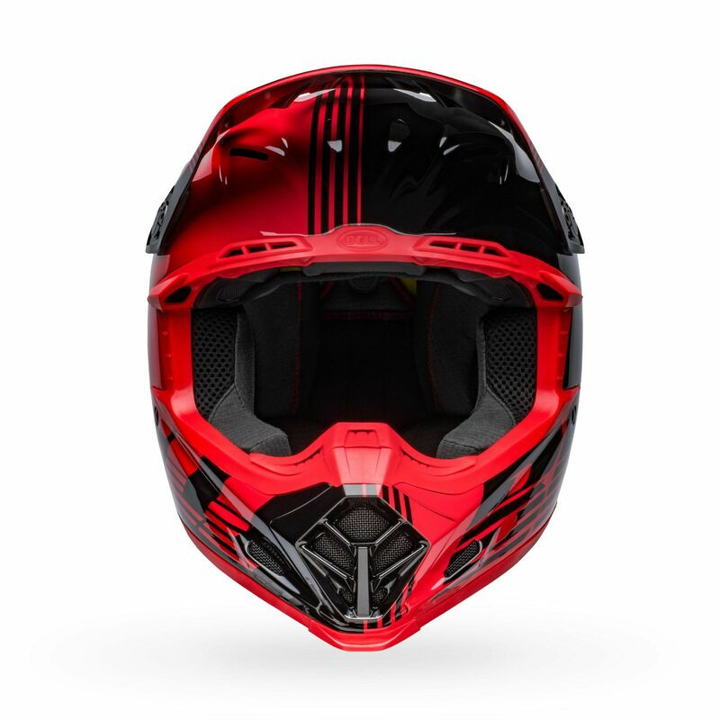 Bell Moto-9 MIPS Louver Black Red Helmet