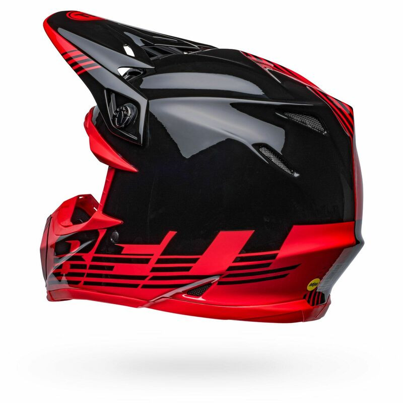 Bell Moto-9 MIPS Louver Black Red Helmet