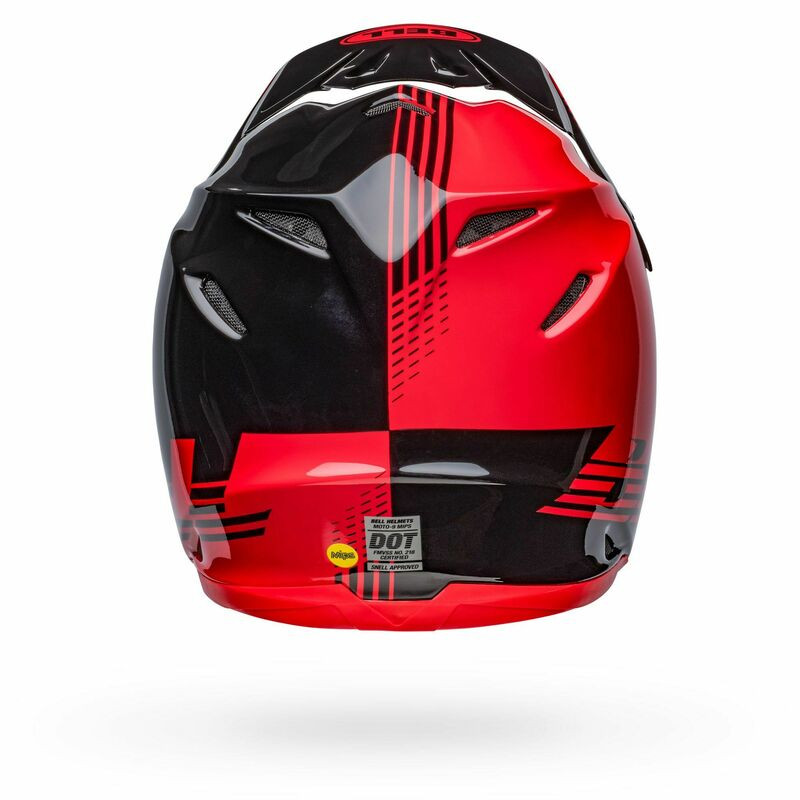 Bell Moto-9 MIPS Louver Black Red Helmet