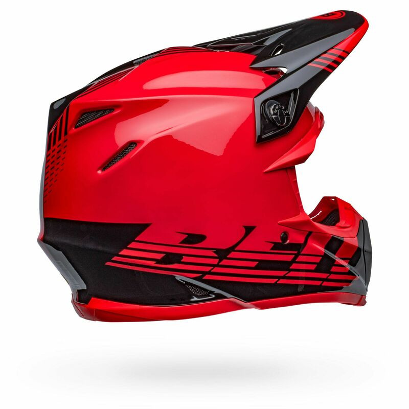 Bell Moto-9 MIPS Louver Black Red Helmet