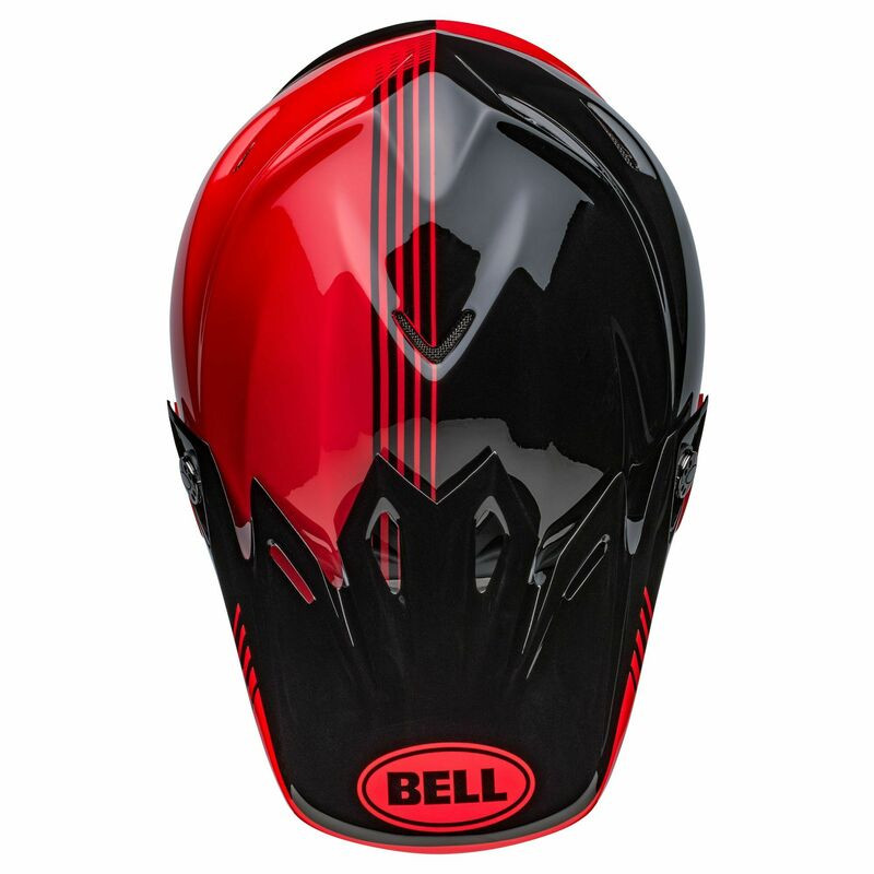 Bell Moto-9 MIPS Louver Black Red Helmet