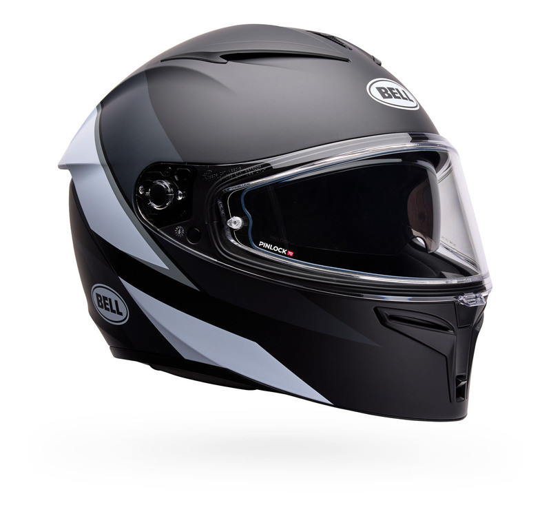 Bell Lithium Black White Flip Helmet