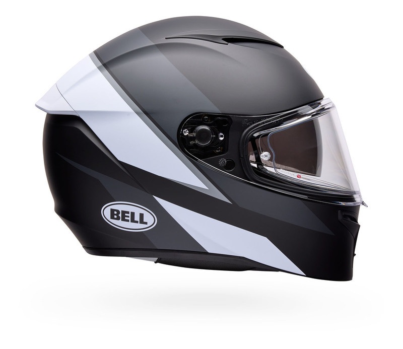 Bell Lithium Black White Flip Helmet