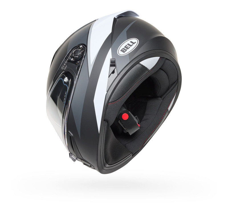 Bell Lithium Black White Flip Helmet