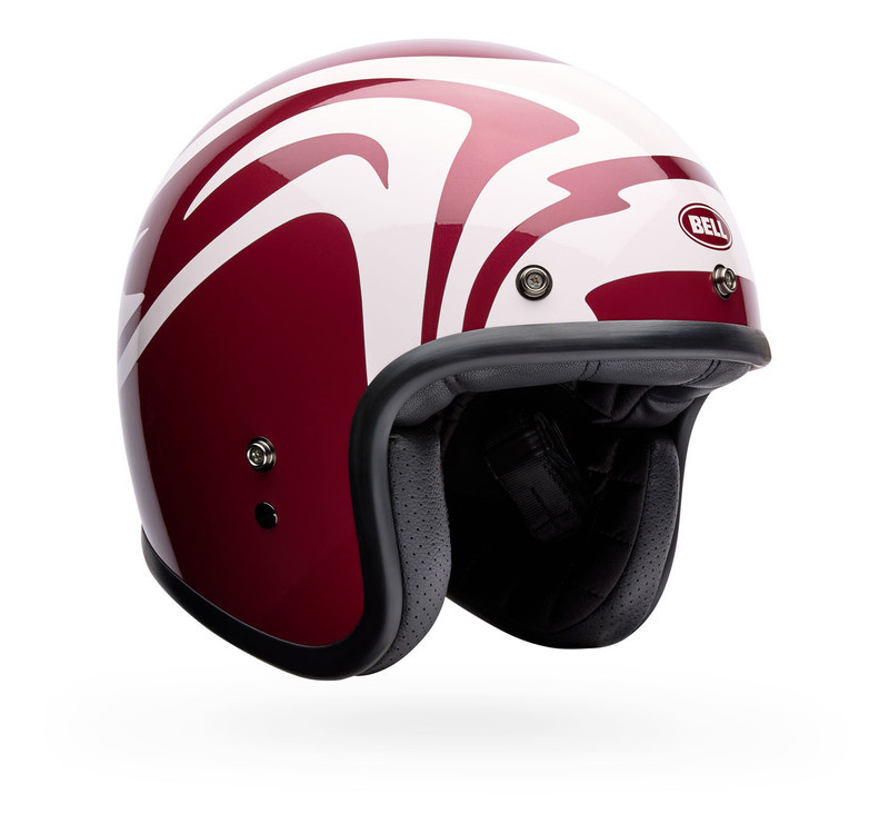 Bell Custom 500 Red Slap Helmet