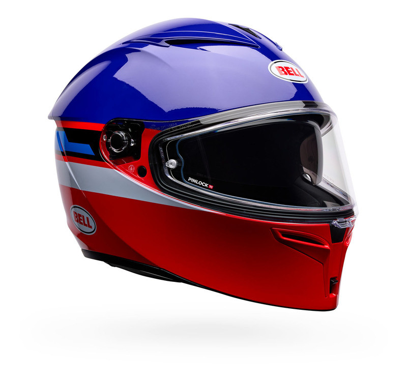 Bell Lithium Blue Red Motion Helmet