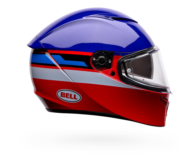 Bell Lithium Blue Red Motion Helmet