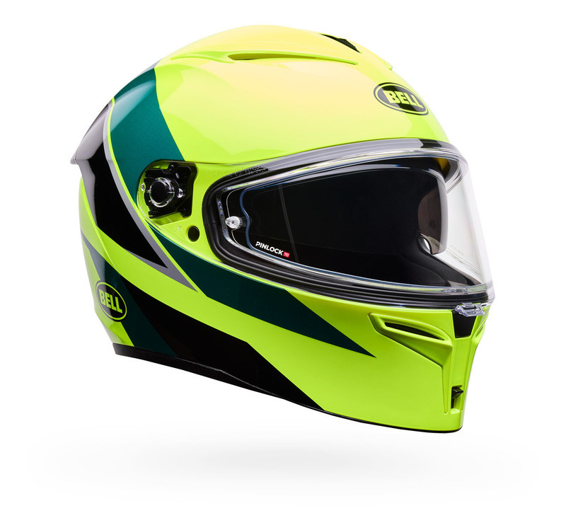 Bell Lithium Yellow Flip Helmet