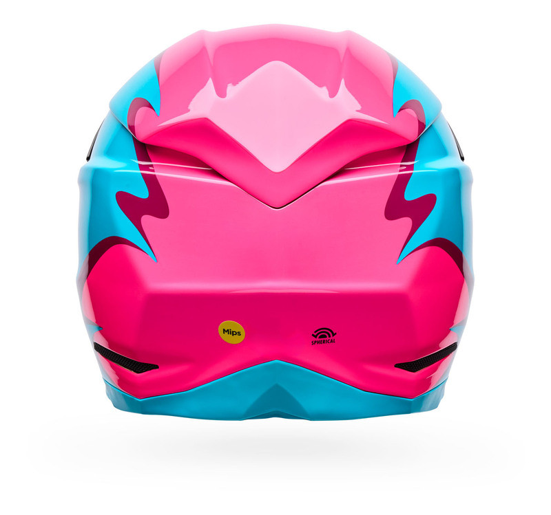 Bell Moto-10 Spherical Green Pink Fluid Helmet