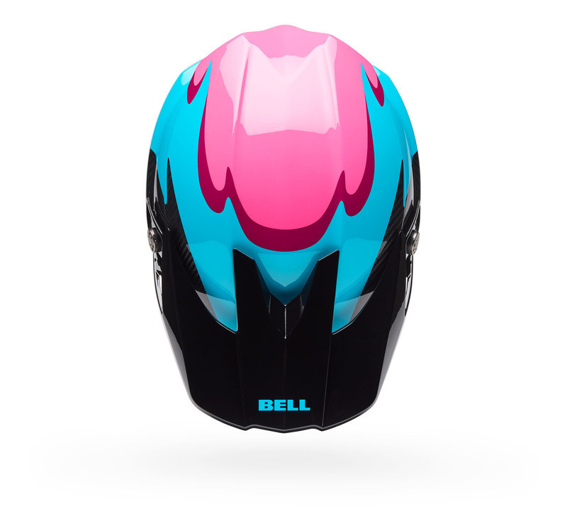 Bell Moto-10 Spherical Green Pink Fluid Helmet
