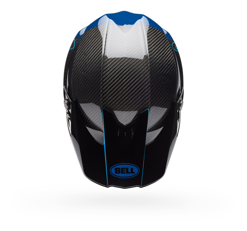 Bell Moto-10 Spherical Strike Blue Helmet