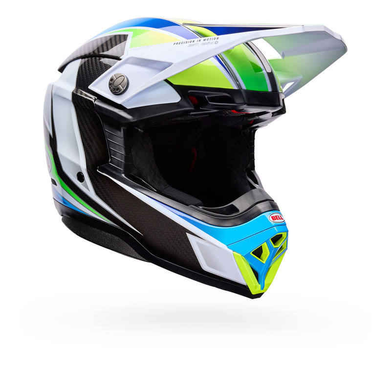 Bell Moto-10 Spherical Grid White Black Helmet