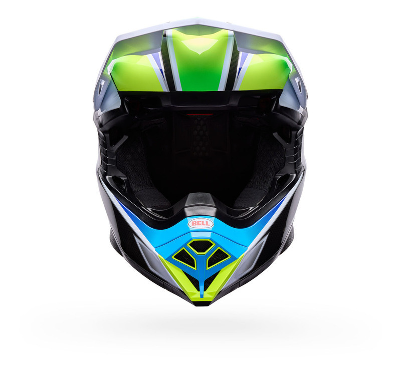 Bell Moto-10 Spherical Grid White Black Helmet