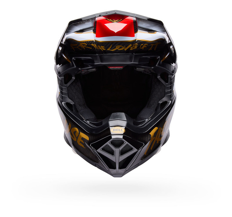 Bell Moto-10 Spherical Fasthouse DID 25 Black Gold Helmet