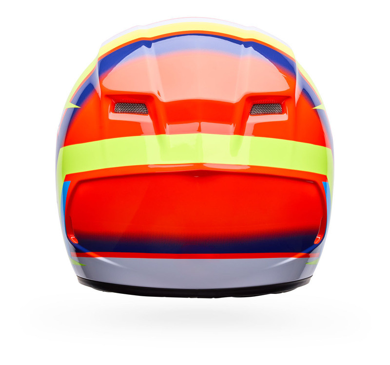 Bell Qualifier Orange Blue Vibe Helmet