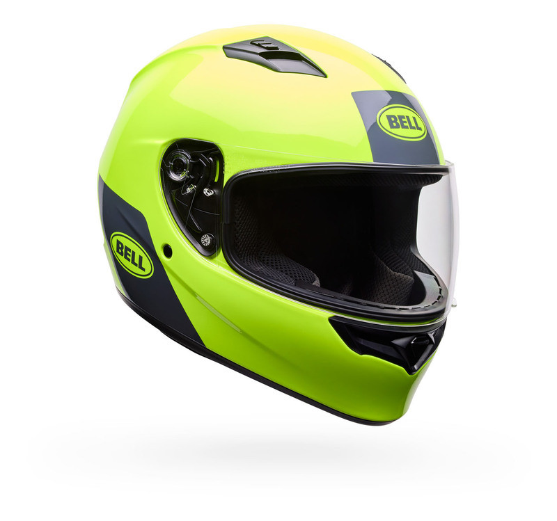 Bell Qualifier Yellow Clip Helmet - Speed Addicts